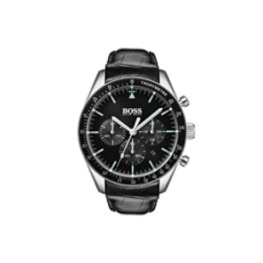 Uhrenarmband Hugo Boss HB1513625 / HB-330-1-27-3093 / HB650603093 Leder Schwarz