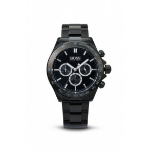 Uhrenarmband Hugo Boss HB 213.1.34.2601 / HB659002385 Stahl Schwarz