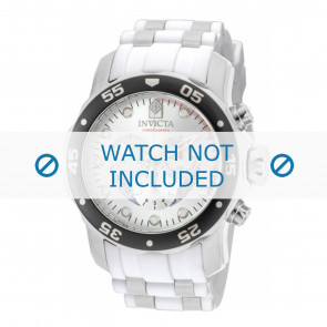 Invicta Uhrenarmband 20290 Kunststoff Weiss