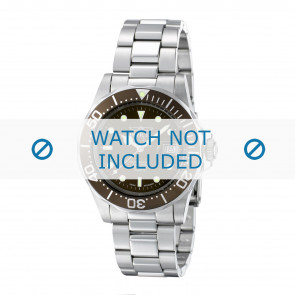 Invicta Uhrenarmband 4857 Pro Diver Metall Silber 20mm