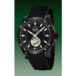 Uhrenarmband Jaguar J813-A / J814-A Leder Schwarz