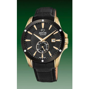 Uhrenarmband Jaguar J881 Leder Schwarz
