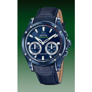 Uhrenarmband Jaguar J961-1 Leder Blau 22mm