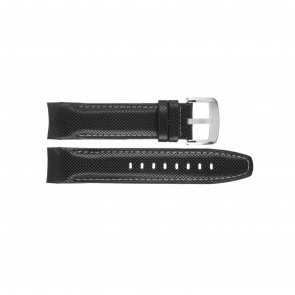 Uhrenarmband Jaguar J650-1 LD / J689-1 / J680-40 / 680-1 Leder Schwarz 22mm