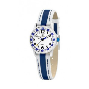 Uhrenarmband Calypso k5212-1 Leder Blau