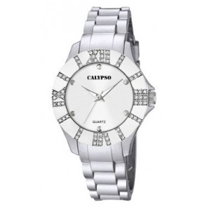 Uhrenarmband Calypso K5649-7 / K5649-8 Kautschuk Grau