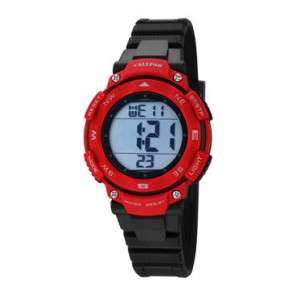 Uhrenarmband Calypso K5669-5 Kautschuk Schwarz