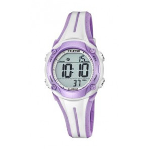 Uhrenarmband Calypso K5682-7 Silikon Lila