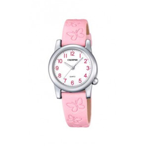 Uhrenarmband Calypso K5711-2 Leder Rosa