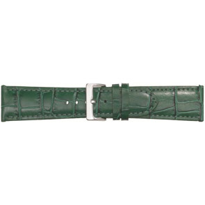 Uhrenarmband Poletto 454S.08A.24 Leder Grün 24mm