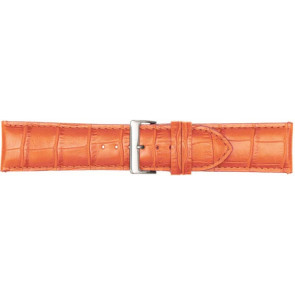 Uhrenarmband Poletto 454S.14.24 Leder Orange 24mm
