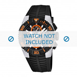 Uhrenarmband Lotus 15778-5 / 15778-6 / 15778-7 / 15778-8 / 15778-A / 15778-B / 15778-C Kautschuk Schwarz 26mm