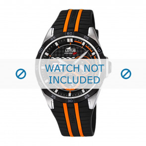 Uhrenarmband Lotus 18259-1 Kautschuk Schwarz 22mm