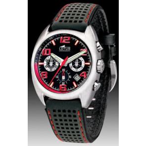 Uhrenarmband Festina Lotus 15323-F Leder Schwarz 22mm