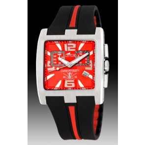 Uhrenarmband Lotus 15346/3 / BC04856 Kautschuk Schwarz 28mm