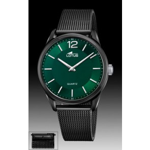Uhrenarmband Lotus 18736/1 / BA04348 Milanese Schwarz 20mm