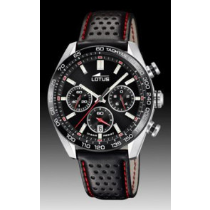 Uhrenarmband Lotus 18915/4 Leder Schwarz