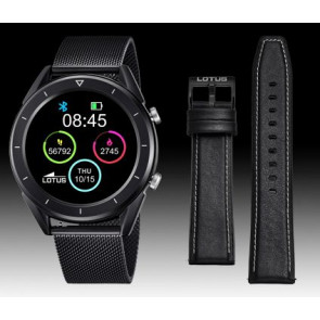 Uhrenarmband Lotus 50007/1 / BA04396 Milanese Schwarz