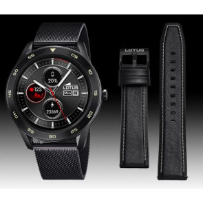 Uhrenarmband Lotus 50010/1 / BA04396 Milanese Schwarz