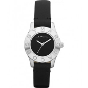 Uhrenarmband Marc by Marc Jacobs MBM1082 Leder Schwarz 12mm