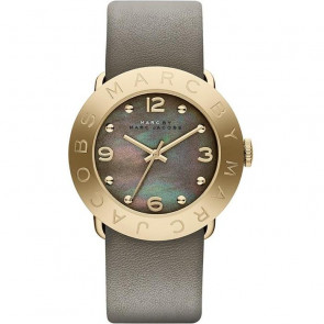 Uhrenarmband Marc by Marc Jacobs MBM1287 / MBM1140 Leder Grau 20mm