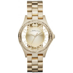 Uhrenarmband Marc by Marc Jacobs MBM3338 Stahl Vergoldet 16mm