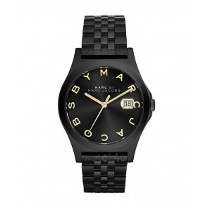 Uhrenarmband Marc by Marc Jacobs MBM3354 Stahl Schwarz 18mm