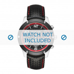 Uhrenarmband Michael Kors MK8475 Carbon Schwarz 22mm