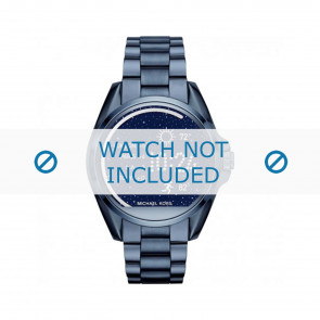 Uhrenarmband Michael Kors MKT5006 Stahl Blau 22mm