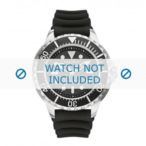 Uhrenarmband Nautica A18630G Kautschuk Schwarz 22mm