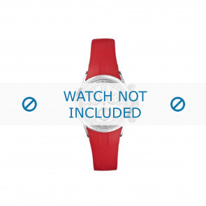 Nautica Uhrenarmband N13536L  Kunststoff Rot