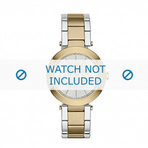 DKNY Uhrenarmband NY-2334 Stahl Gold (Doublé) 10mm