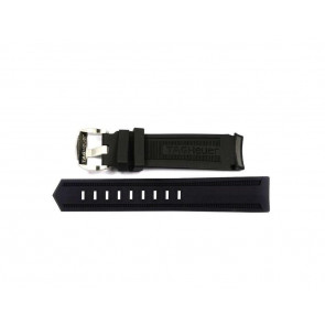 Uhrenarmband Tag Heuer CAK2110 / BT0720 Kautschuk Schwarz 21mm