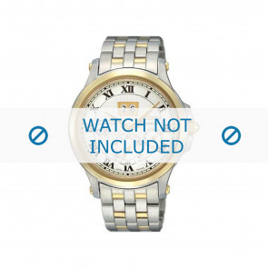 Uhrenarmband Seiko SNP042P1 / 7D48-0AG0 03B / M0NB111C0 Stahl Zweifarbig 20mm