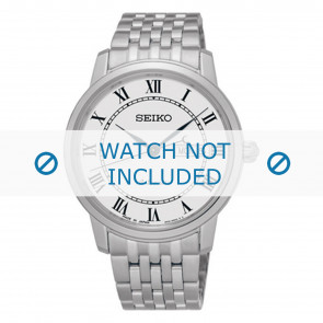 Seiko Uhrenarmband SRP761J1 / 4R36 04E0 Metall Silber 20mm