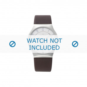 Uhrenarmband Skagen 233XXLSL / 233XXXLSL / 233XXLSCD / 233XXLSLD Leder Braun 20mm