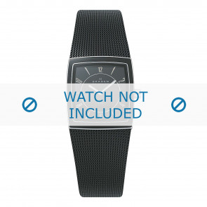 Skagen Uhrenarmband 563XSBB Metall Schwarz