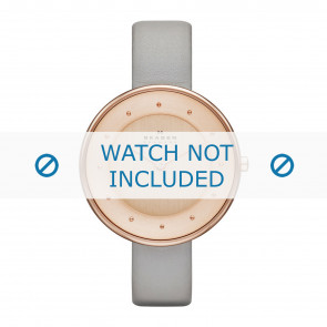 Skagen Uhrenarmband SKW2139 Leder Braun 14mm
