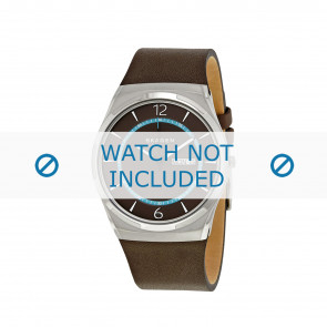Skagen Uhrenarmband SKW6305 Leder Braun 28mm