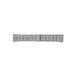 Lacoste Uhrenarmband 2010431 / 2010430 / LC-28-1-14-0125 Metall Silber 26mm