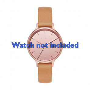 Uhrenarmband Skagen SKW2412 Leder Braun 12mm