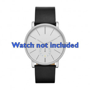 Uhrenarmband Skagen SKW6274 Leder Schwarz 20mm