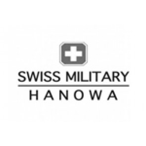 Uhrenarmband Swiss Military Hanowa 06-4004.7.04.007 Leder Schwarz