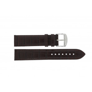 Tissot Uhrenarmband T033.410.16.013.00 - T600027527 / T033.410.16.013.01 / T033.423.16.038.00 Kroko leder Braun 19mm