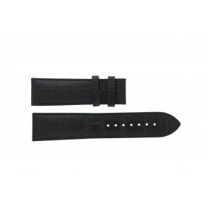Uhrenarmband Tissot T086.407.16.051.00 / T600033625 / T610033631 Kroko leder Schwarz 22mm
