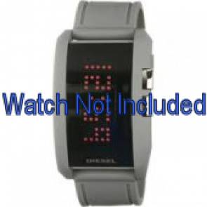 Diesel Uhrenarmband DZ7163 Silikon Grau 24mm