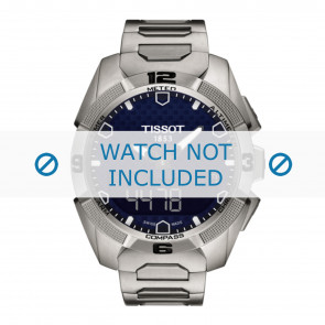 Tissot Uhrenarmband T091.420.A - T605035415 Titan Silber 22mm