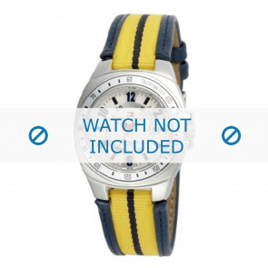 Tommy Hilfiger Uhrenarmband TH-13-3-14-F80198 / F80198 / TH679300861 / 1780669 Leder Blau 12mm + blauen nähte