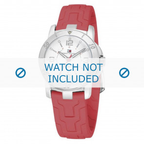 Tommy Hilfiger Uhrenarmband TH-44-3-14-0721 - TH679300932 / 1780735 Kunststoff Rot 17mm