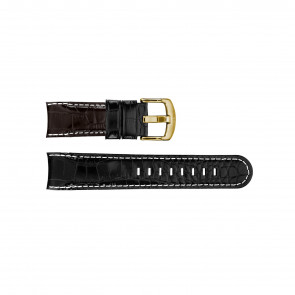Uhrenarmband TW Steel TWB111 Leder Schwarz 22mm